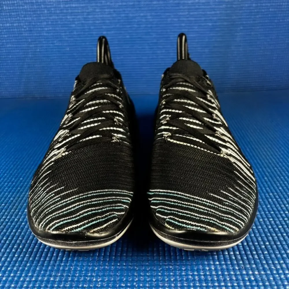 🔴 Nike Free Transform Flyknit Women`s Size 7 Black Athletic Shoes 833410-001